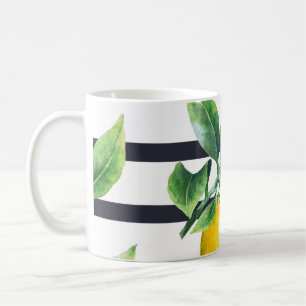 Lemon Branch: Citrus Watercolor Bliss Coffee Mug