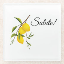 Lemon branch design with Salute!