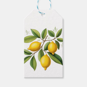 Lemon Branch Elegant Vintage Gift Tags
