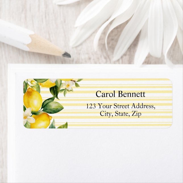 Lemon Branch Mediterranean Summer Return Address (Insitu)