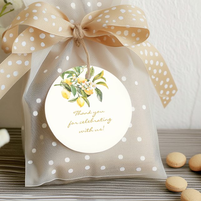 Lemon Bridal Gift Tag (Italian Lemon Bridal Gift Tag by Painted Paperie
)