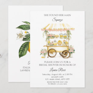 Lemon Bridal Shower Invitation