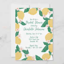 Lemon Bridal Shower