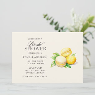 Lemon Bridal Shower Invitations