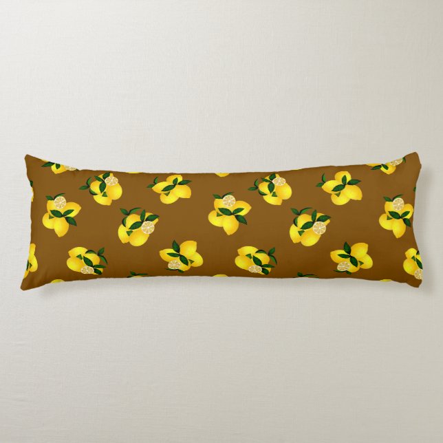 Lemon Brown Body Cushion (Front)