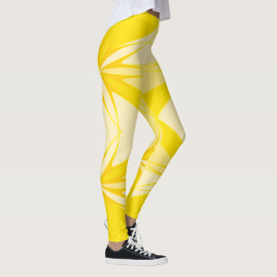 Lemon Burst Activewear Leggings