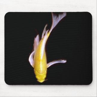 Lemon Butterfly Koi Mouse Mat