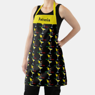 Lemon Cello Limoncello is my Spirit Drink Funny Apron