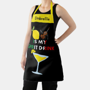 Lemon Cello Limoncello is my Spirit Drink Funny Apron