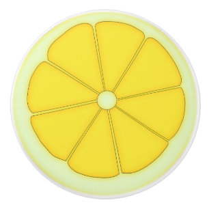 Lemon Ceramic Knob