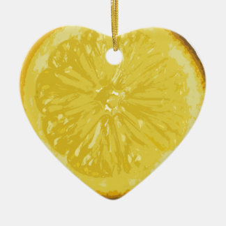 Lemon Ceramic Tree Decoration