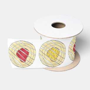 Lemon Cherry Danishes Breakfast Sweet Pastry Satin Ribbon