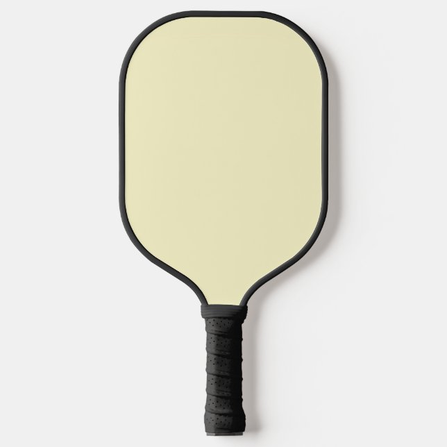 Lemon Chiffon Solid Colour Pickleball Paddle (Front)