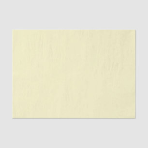 Lemon Chiffon Solid Colour Tissue Paper