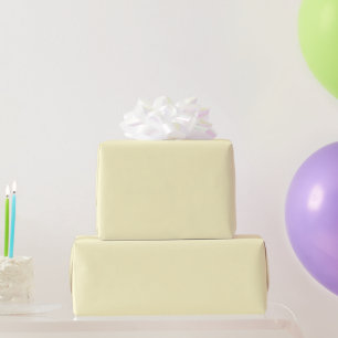 Lemon Chiffon Wrapping Paper
