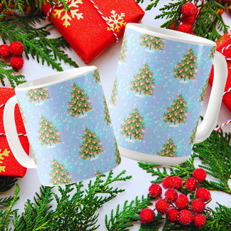 Lemon Christmas Tree Holiday Coffee Mug