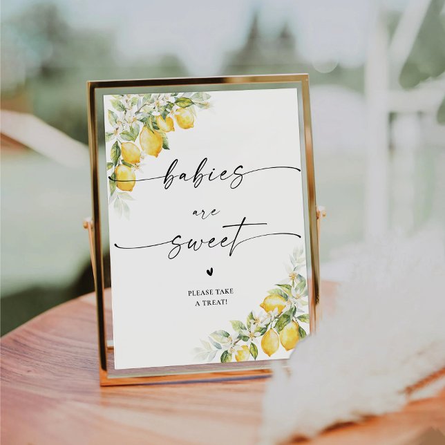 Lemon Citrus Babies Are Sweet Sign (Creator Uploaded)