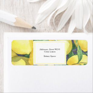 Lemon Citrus - bridal shower 