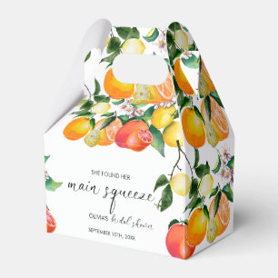 Lemon   Citrus   Bridal Shower  Favour Box