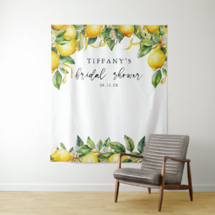 Lemon Citrus Bridal Shower  Tapestry