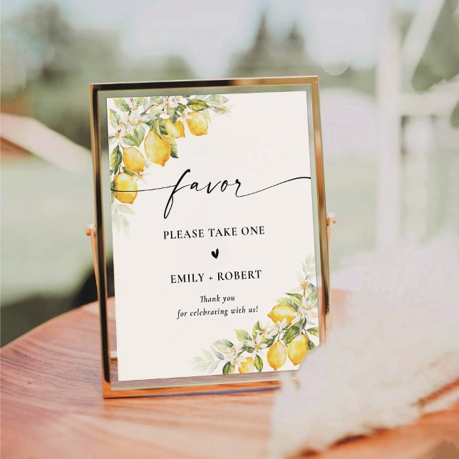 Lemon Citrus Favour Sign (Creator Uploaded)