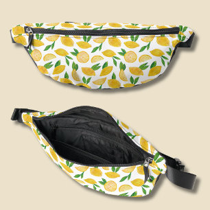 Lemon Citrus Fruit Pattern Bum Bags