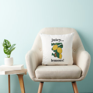 Lemon Citrus Fruit Summer Cushion