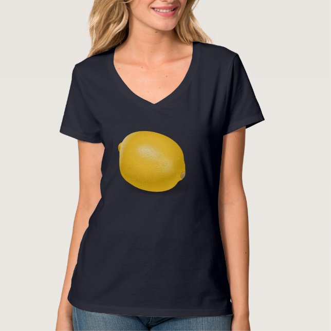 Lemon Citrus Fruit T-Shirt (Front)