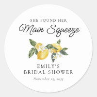 Lemon Citrus Main Squeeze Bridal Shower