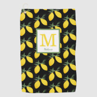 Lemon Citrus Monogram Name