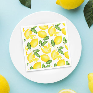 Lemon Citrus Pattern Napkin