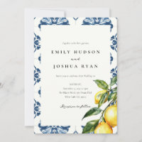 Lemon Citrus Positano Italian Wedding