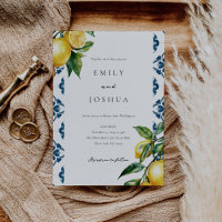 Lemon Citrus Positano Italian Wedding