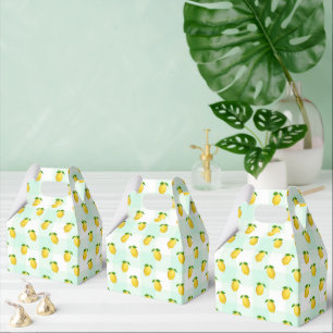Lemon Citrus Summer Birthday Favour Box