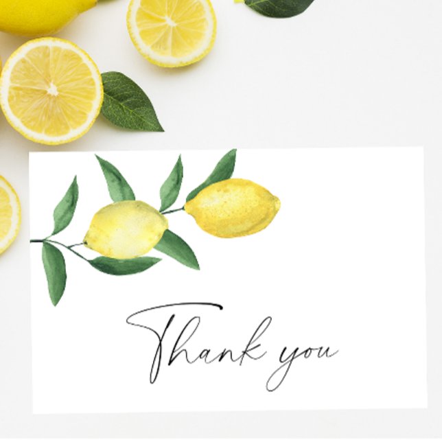Lemon citrus - Thank You Card (Creator Uploaded)