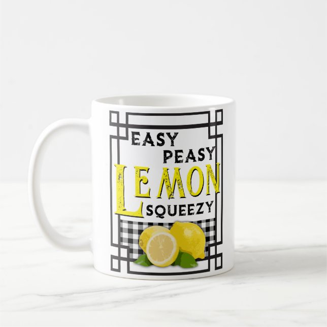 lemon coffee mug (Left)