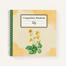 Lemon Columbine Flower Personalised Composition