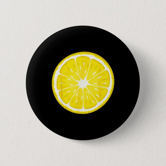 Lemon Costume Fruit Halloween Costume  6 Cm Round Badge (Front)