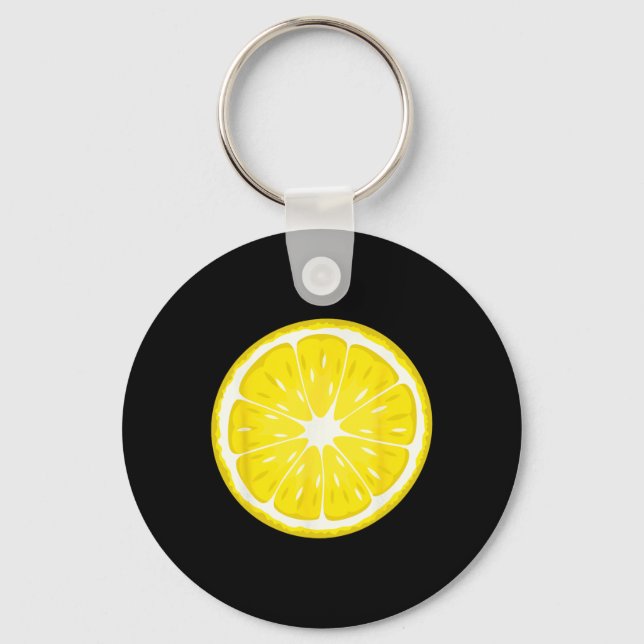 Lemon Costume Fruit Halloween Costume  Key Ring (Front)