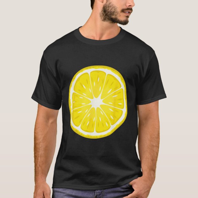 Lemon Costume Fruit Halloween Costume  T-Shirt (Front)