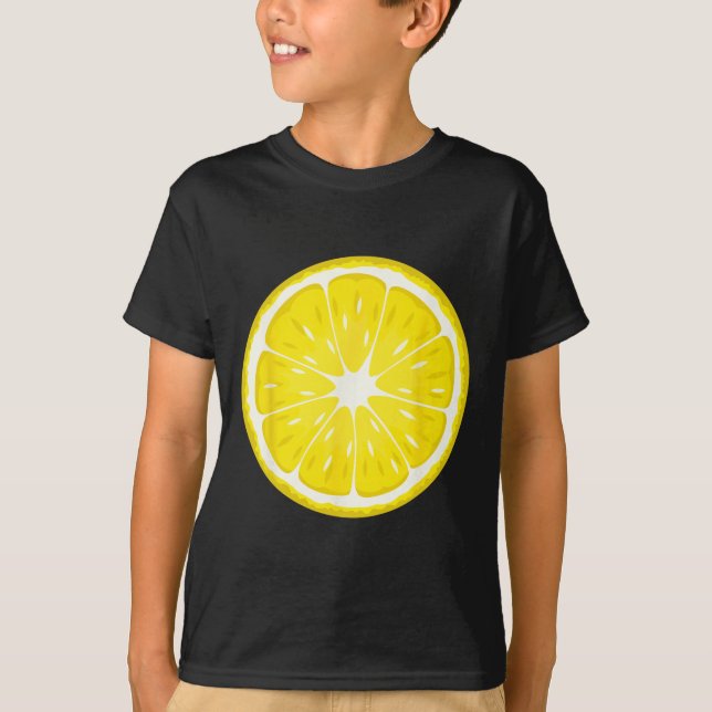 Lemon Costume Fruit Halloween Costume  T-Shirt (Front)