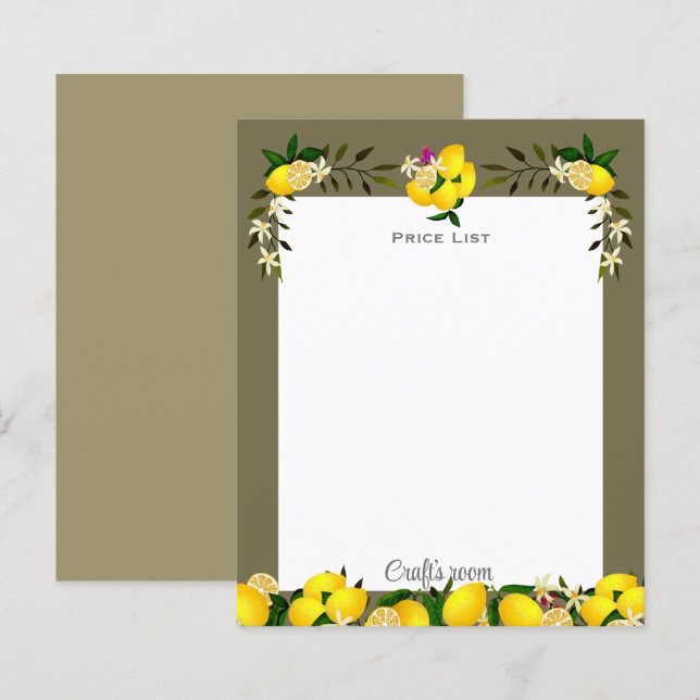 Lemon Craft Ash Grey (Front/Back)