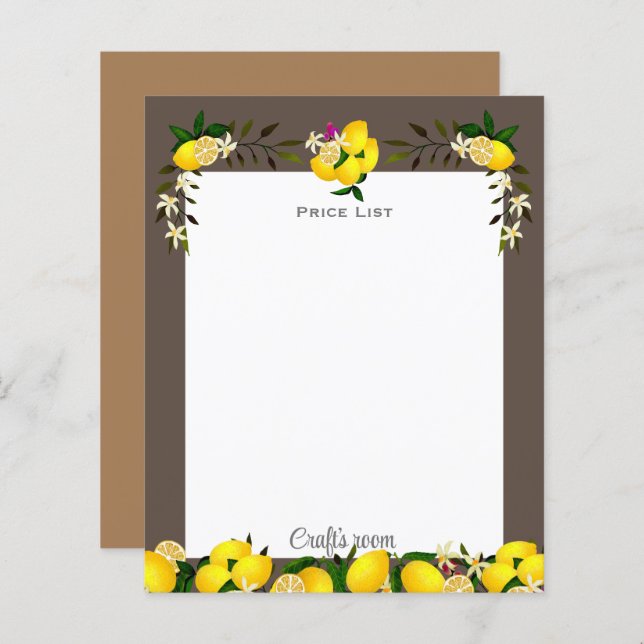 Lemon Craft Ash Grey (Front/Back)