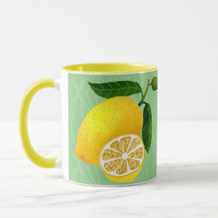 Lemon Days Green Mug