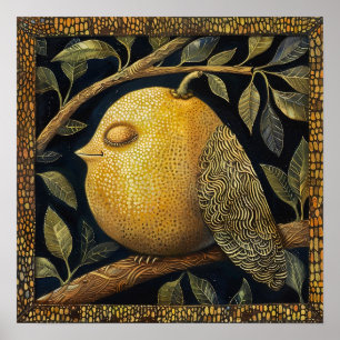 Lemon Decorative Painting Art Print