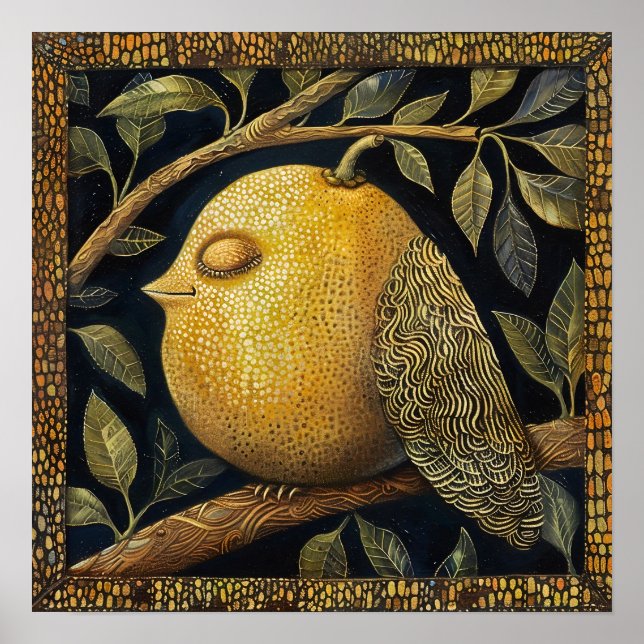 Lemon Decorative Painting Art Print (Front)