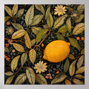 Lemon Decorative Painting Art Print