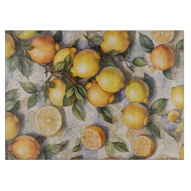 Lemon Delight Cutting Board (Front)