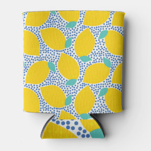 Lemon Delight: Juicy Summer Pattern Can Cooler