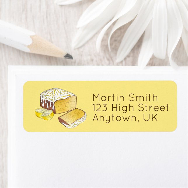 Lemon Drizzle Loaf Cake Bakery Baker Pastry Chef (Insitu)